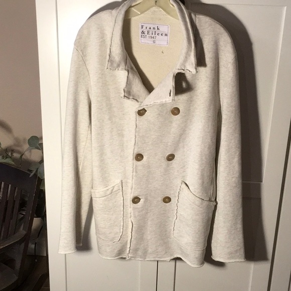 FRANK AND EILEEN BELFAST HEATHER WHITE. SIZE L - Picture 4 of 9